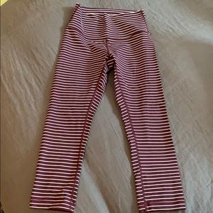 Lululemon wonder under cropped leggings